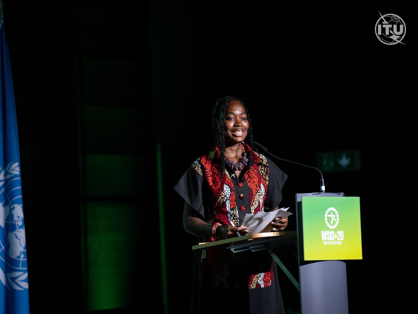 Addressing the WSIS+20 Forum, Geneva