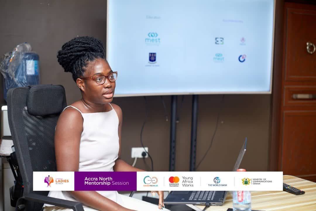 Panel at a youth-tech forum, Accra