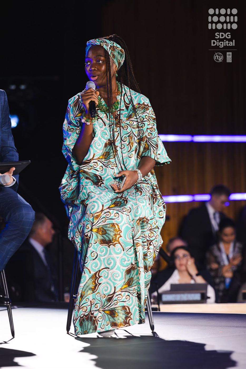 Speaking at SDG Digital, United Nations